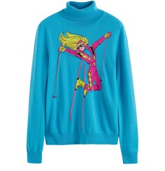 Лыжный свитер Барби из шерсти и кашемира с высоким воротником Chinti &amp; Parker