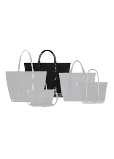 Льняная сумка-тоут Cabas размера XL Vanessa Bruno, темно-серый