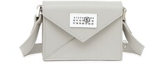 Японская мини-сумка через плечо на 6 штук Mm6 Maison Margiela, светло-серый