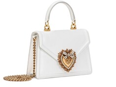 Маленькая сумка Devotion из телячьей кожи Dolce &amp; Gabbana