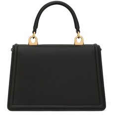 Маленькая сумка Devotion из телячьей кожи Dolce &amp; Gabbana, черный