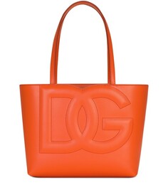 Маленькая сумка-шопер с логотипом DG Dolce &amp; Gabbana, оранжевый