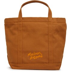 Мини-сумка-тоут с головой лисы Maison Kitsune