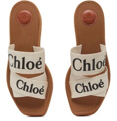 Мюли Woody Chloé, белый Chloe