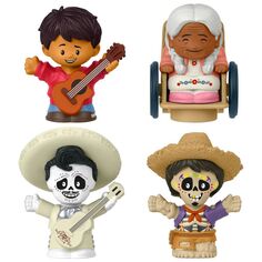 Набор из 4 фигурок «Маленькие человечки Коко» Disney/Pixar от Fisher-Price Little People