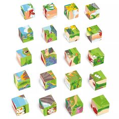 PicassoTiles 1-дюймовый магнитный кубик-головоломка с динозаврами Picassotiles