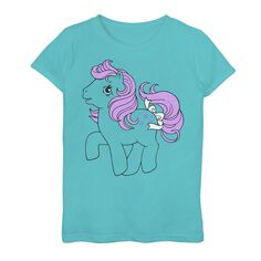 Синяя футболка с рисунком My Little Pony для девочек 7–16 лет Belle Pony My Little Pony