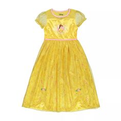 Необычная ночная рубашка Belle для девочек 4–8 лет из мультфильма «Красавица и чудовище» Licensed Character