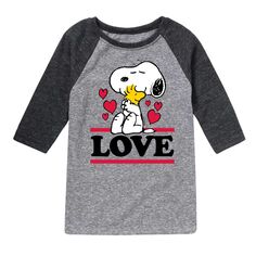 Футболка Peanuts Snoopy Love Hug реглан для мальчиков 8–20 лет Licensed Character