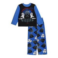 Пижамный комплект из двух предметов «Сила Вейдера» для мальчиков 6–12 лет Star Wars