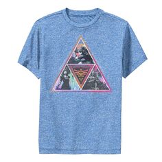 Летняя цветная футболка с рисунком Nintendo Legend of Zelda Triforce Triforce для мальчиков 8–20 лет Licensed Character