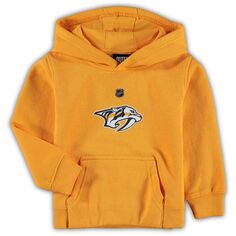 Золотистый пуловер с капюшоном с логотипом Nashville Predators для малышей Outerstuff