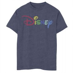 Футболка с радужным логотипом Disney для мальчиков 8–20 лет Disney