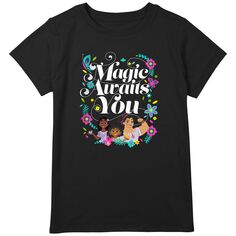 Disney&apos;s Encanto Girls Мирабель Изабела и Луиза Мэджик ждут вас плюс футболка с рисунком Licensed Character