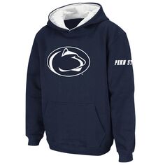 Пуловер с капюшоном и большим логотипом Youth Stadium Athletic Navy Penn State Nittany Lions Unbranded