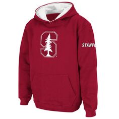 Пуловер с капюшоном и большим логотипом Youth Stadium Athletic Cardinal Stanford Cardinal Unbranded