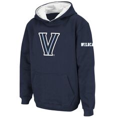 Темно-синий пуловер с капюшоном с большим логотипом Youth Stadium Athletic Villanova Wildcats Unbranded
