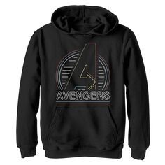Толстовка с тонким логотипом в неоновые полоски для мальчиков 8–20 лет Marvel Avengers Marvel