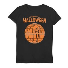 Футболка с рисунком «Звезда Смерти» для девочек 7–16 лет «Happy Halloween» Licensed Character