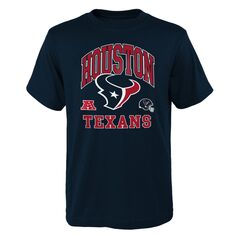 Официальная деловая футболка Youth Navy Houston Texans Outerstuff