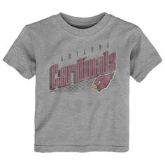 Серая футболка с принтом для малышей Arizona Cardinals Winning Streak Outerstuff