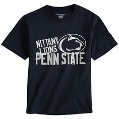 Молодежный чемпион Темно-синяя футболка с надписью Penn State Nittany Lions Team Champion