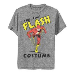Костюм DC Comics «Это моя вспышка» для мальчиков 8–20 лет, футболка с текстовым плакатом и графикой для выступления Licensed Character