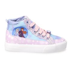 Высокие кроссовки для девочек Disney&apos;s Frozen Anna &amp; Elsa Disney