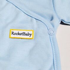 Детское боди-кимоно с короткими рукавами Baby Blue RocketBaby