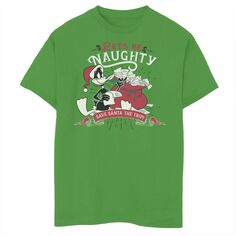 Рождественская футболка «Даффи Дак» с рисунком «Даффи Дак» и «Looney Tunes» для мальчиков 8–20 лет Licensed Character