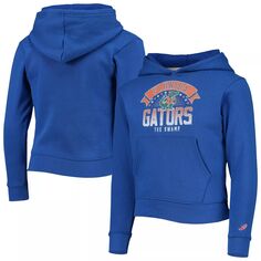 Пуловер с капюшоном Youth League Collegiate Wear Royal Florida Gators Essential Unbranded