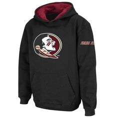 Черный пуловер с капюшоном и большим логотипом Youth Stadium Athletic Florida State Seminoles Unbranded