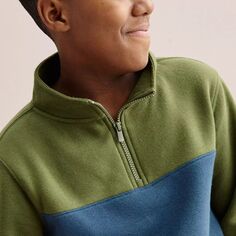 Пуловер-свитер Sonoma Goods For Life с цветными блоками и молнией на четверть для мальчиков 8–20 лет Sonoma Goods For Life