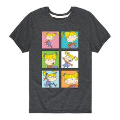 Футболка Rugrats Angelica для мальчиков 8–20 лет с рисунком Nickelodeon