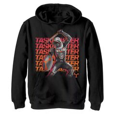 Флисовый пуловер с рисунком Marvel Black Widow Taskmaster Stack для мальчиков 8–20 лет Marvel