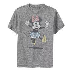 Футболка Disney&apos;s Mickey Mouse с рисунком Jumping Minnie Performance для мальчиков 8–20 лет Disney