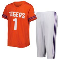 Оранжевый/белый комплект футбольной футболки и брюк Youth Colosseum Clemson Tigers Colosseum