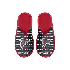 Молодежные шлепанцы FOCO Atlanta Falcons с потертостями и надписью Unbranded