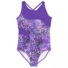 Модный купальник без рукавов Rainbeau Moves для девочек 4–16 лет RAINBEAU MOVES, фиолетовый