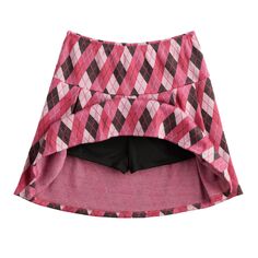 Клетчатая юбка со складками спереди и нижними шортами для девочек 7–16 лет IZ Byer IZ Byer