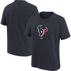 Молодежная темно-синяя футболка с логотипом Nike Houston Texans Nike