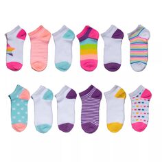 Комплект из 10 носков для девочек SO «Непоказ» SO