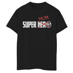 Футболка с рисунком «Супермама» для мальчиков 8–20 лет, посвященная Дню матери «Капитан Марвел» Marvel