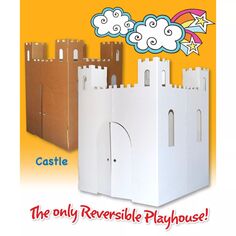 Легкий игровой домик Замок Картонный игровой домик Easy Playhouse