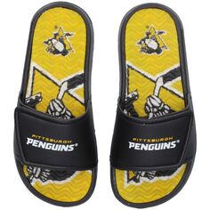 Молодежные гелевые шлепанцы FOCO Pittsburgh Penguins Unbranded