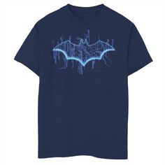 Классическая цифровая футболка с графическим рисунком и логотипом DC Comics для мальчиков 8–20 лет с Бэтменом Licensed Character
