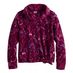 Пуловер SO из микрофлиса с воротником-воронкой для девочек 6–20 лет в цвете Regular и Plus SO