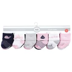 Махровые носки Luvable Friends для новорожденных мальчиков и малышей, парусная лодка, 12 шт. Luvable Friends