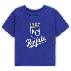 Футболка с основным логотипом Infant Royal Kansas City Royals Team Crew Outerstuff