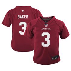 Игровая майка Nike Budda Baker Cardinal Arizona Cardinals для дошкольников Nike